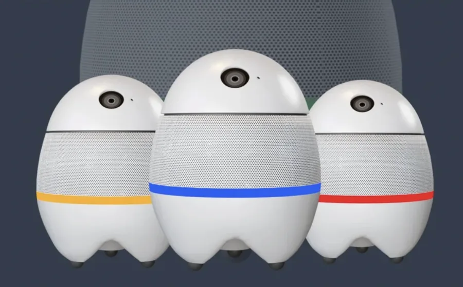 Lumi robot showing three LED states