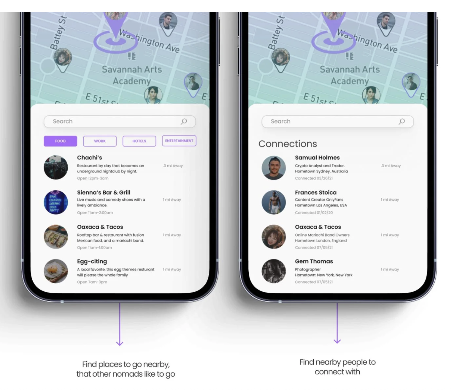 Itinerary past trips view